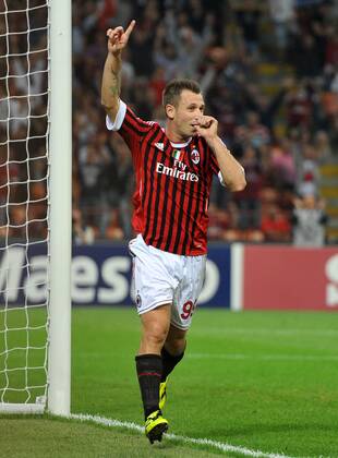 Antonio Cassano, AC Mailand - Viktoria Pilsen Champions allexsabba