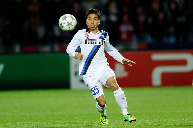 Lille 18 10 2011 - Champions League (LOSC) OSC Lille - Inter Mailand: Yuto Nagatomo