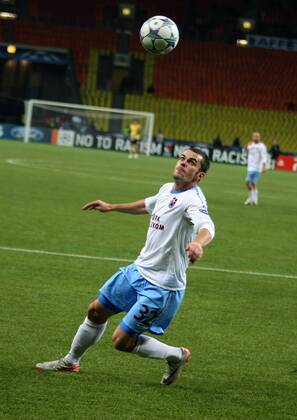 Moscow. 18 oct. 2011. CHAMPIONS LEAGUE 2011-2012. CSKA Moscow - TRABZONSPOR: 32.Pawel Brozek (Trabzonspor AS).