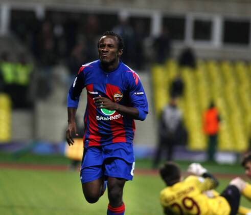 Moscow. 18 oct. 2011. CHAMPIONS LEAGUE 2011-2012. CSKA Moscow - TRABZONSPOR: 8.DOUMBIA Seydou (CSKA).