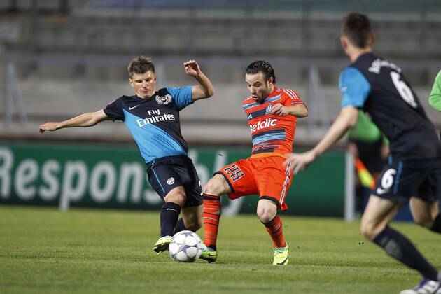 Mathieu Valbuena (Marseille), Andrey Arshavin (Arsenal), Olympique Marseille - Arsenal FC London xGwendolineLeGoffx 