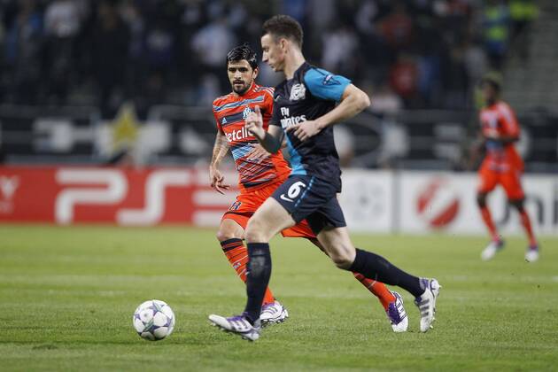 Lucho Gonzalez (Marseille), Laurent Koscielny (Arsenal), Olympique Marseille - Arsenal FC London xGwendolineLeGoffx 