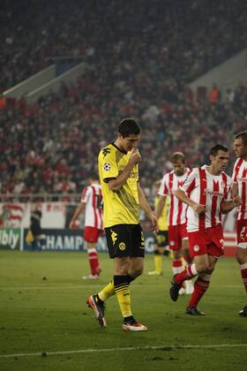 Robert Lewandowski of Borussia Dortmund, Olympiakos Piräus - Borussia Dortmund (BVB)