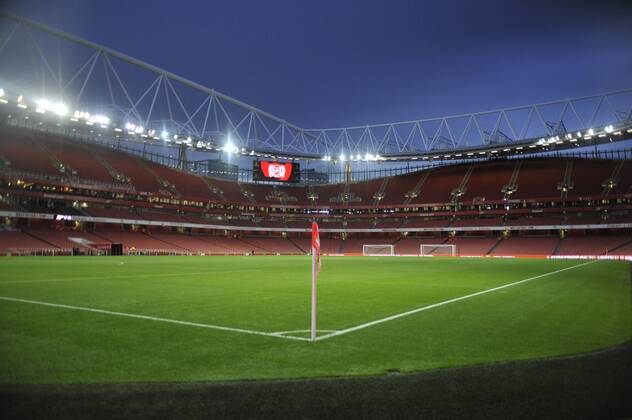 25.10.2011. London England. The Emirates Stadium seen before the Carling Cup 4th Round Football Association match of FC Arsenal London - Emirates Stadium - London . xStevexButlerx  ActionPlus11216420 o0 SportstÃ¤tte Stadion Totale