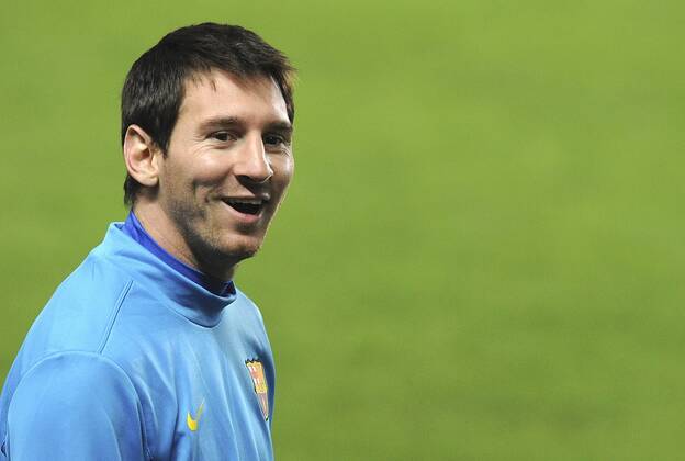 Lionel Messi of FC Barcelona pictured during the training in Prague, Czech Republic, on Monday, October 31, 2011. FC Barcelona plays Viktoria Plzen in UEFA Champions League Group H match on Tuesday. (CTKxPhoto KaterinaxSulova)  CTKPhoto814201110310914701