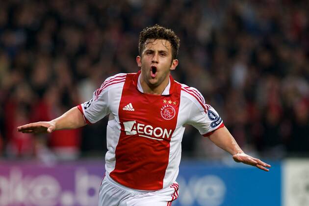 Miralem Sulejmani of Ajax - Ajax Amsterdam vs. Dinamo Zagreb - Champions League 2011 2012 xVIxKarelxDelvoyex xOrangexPicturesxIVx 433120
