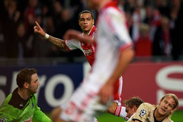 Gregory van der Wiel of Ajax - Ajax Amsterdam vs. Dinamo Zagreb - Champions League 2011 2012 xVIxKarelxDelvoyex xOrangexPicturesxIVx 433117