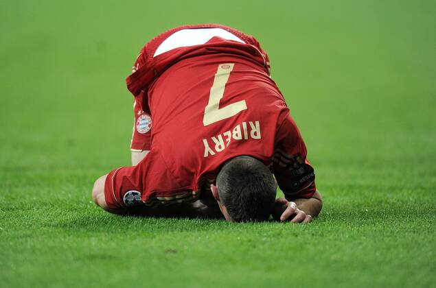 FUSSBALL CHAMPIONS LEAGUE SAISON 2011 2012 02.11.2011 FC Bayern München - SSC Neapel Franck Ribery (FC Bayern München)
