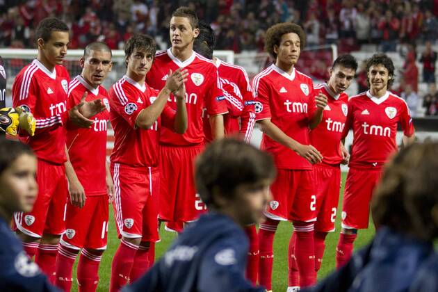 02.11.2011. Lissabon - UEFA Champions League - Mannschaftsvorstellung Benfica Lissabon - xPedroxNunesx  ActionPlus11218211 Content restricted for UK based newspaper
