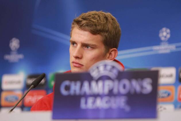 Bayer 04 Leverkusen vs Chelsea Champions-League Gruppenphase Gruppe E Pressekonferenz Lars Bender