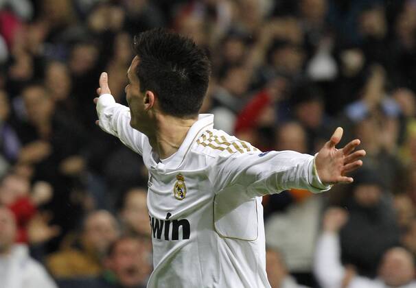 Real Madrid CF - GNK Dinamo Zagreb. Champions League. Santiago Bernabeu, Madrid 22 11 2011. Javier Callejon 