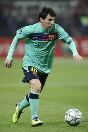 Mailand, 23.11.2011 - UEFA Champions League 2011 2012 - AC Mailand vs FC Barcelona - Lionel Messi 