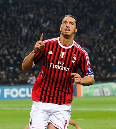 Mailand, 23.11.2011 - UEFA Champions League 2011 2012 - AC Mailand vs FC Barcelona - Zlatan Ibrahimovic 