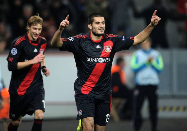 23-11-2011, Fussball, Saison 2011-2012, UEFA Champions League, Vorrunde, 5. Spieltag, BAYER 04 LEVERKUSEN - FC CHELSEA Jubel Eren Derdiyok (Bayer 04 Leverkusen)