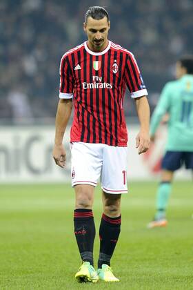 Mailand, 23.11.2011 - UEFA Champions League 2011 2012 - AC Mailand vs FC Barcelona - Zlatan Ibrahimovic 
