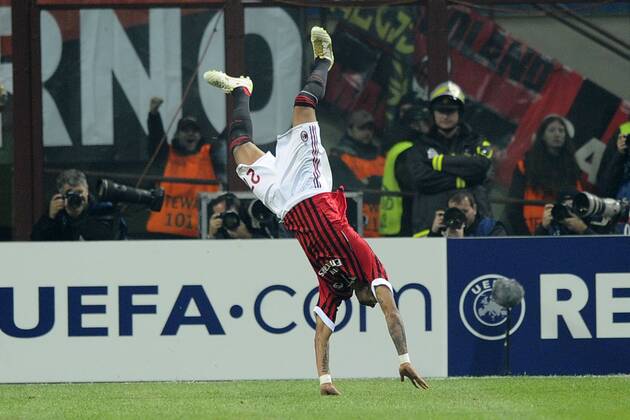 Mailand, 23.11.2011 - UEFA Champions League 2011 2012 - AC Mailand vs FC Barcelona - Kevin-Prince Boateng 