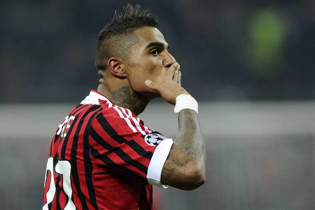 Mailand, 23.11.2011 - UEFA Champions League 2011 2012 - AC Mailand vs FC Barcelona - Kevin-Prince Boateng 