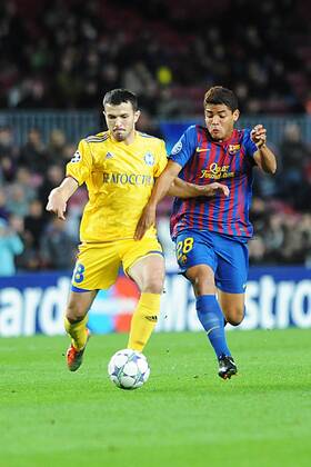 FC Barcelona (Barca) - FC BATE Borisov, Jonathan Dos Santos - Aleksandr Volodko 