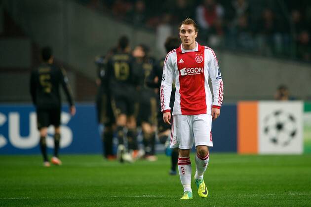 Christian Eriksen of Ajax, Ajax Amsterdam - Real CF Madrid xVIxKarelxDelvoyex xOrangexPicturesxIVx 480247