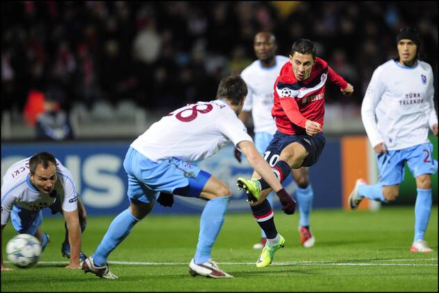 Eden Hazard (lille), OSC Lille - Trabzonspor - xJBAutissierx 