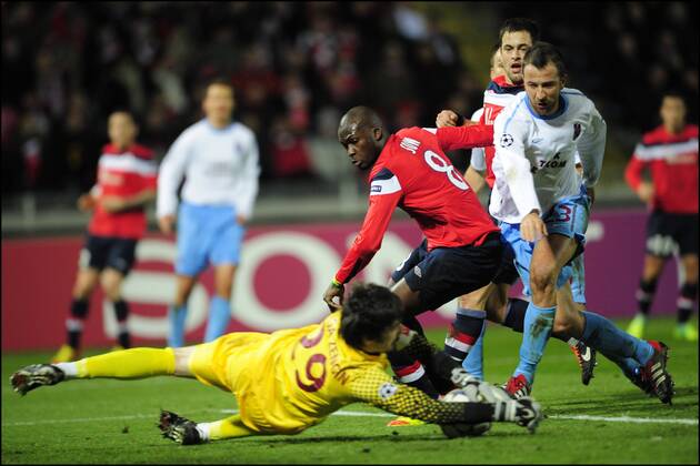 Moussa Sow (lille) Tolga Zengin (trabz), OSC Lille - Trabzonspor - xJBAutissierx 