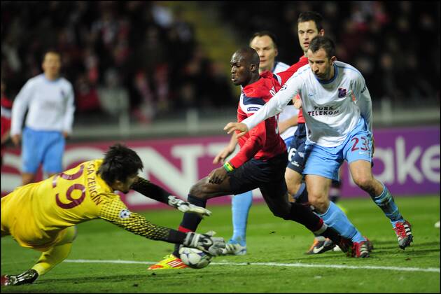 Moussa Sow (lille) Tolga Zengin (trabz), OSC Lille - Trabzonspor - xJBAutissierx 