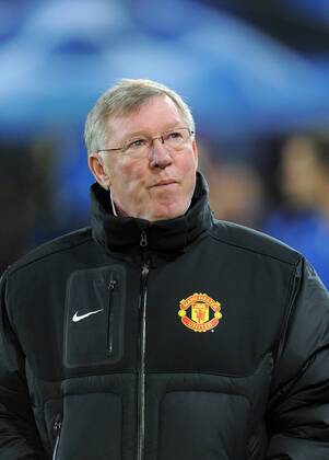 FUSSBALL CHAMPIONS LEAGUE SAISON 2011 2012 23.11.2011 FC Basel - Manchester United Enttäuschung ManU; Trainer Sir Alex Ferguson 