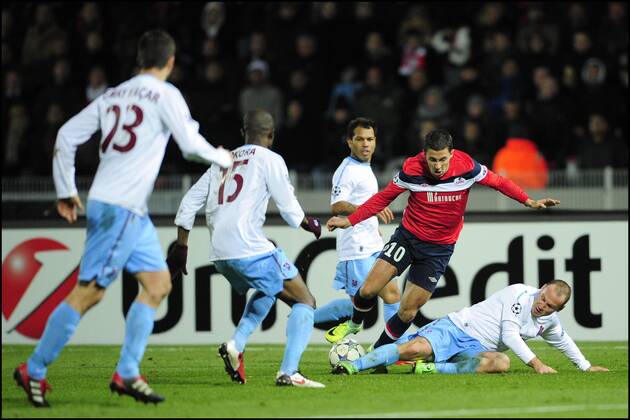 Eden Hazard (lille) Foot: Lille Trabzonspor - Ligue des Champions - 07.12.2011 - JBAutissier PanoramiC 