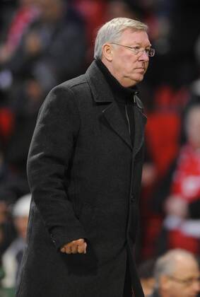 Sir Alex Ferguson manager of Manchester United Barclays Premier League Manchester United v Wigan Athletic at Old Trafford, Manchester 26th December, 2011 EDITORIAL USE ONLY. No use with unauthorised audio, video, data, fixture lists, club league logos or live services. Online in-match use limited to 120 images, no video emulation. No use in betting, games or single club league player publications.