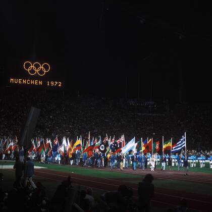 Abschlussfeier der Olympischen Spiele 1972 in München