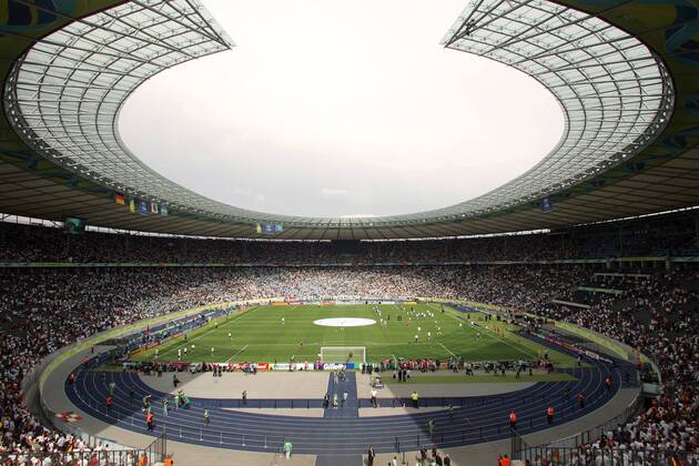 Fussball Herren FIFA WM Weltmeisterschaft 2006 Deutschland - Argentinien : Olympiastadion Berlin Übersicht