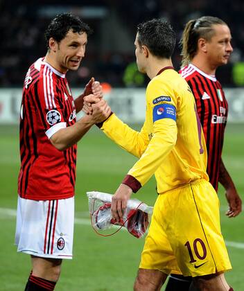 Mark VAN BOMMEL (Milan), Robin VAN PERSIE (Arsenal), AC Mailand Arsenal - FC London allexsabba