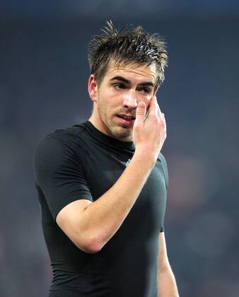 FUSSBALL CHAMPIONS LEAGUE SAISON 2011 2012 ACHTELFINALE HINSPIEL FC Basel - FC Bayern Muenchen 22.02.2012 Philipp Lahm (FC Bayern Muenchen) 