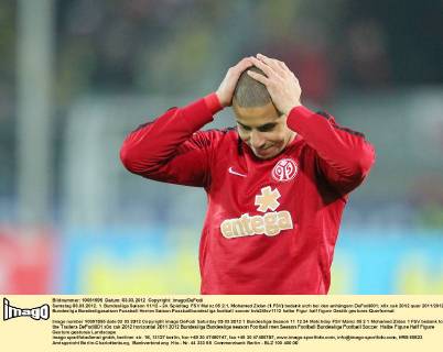 Samstag 03.03.2012, 1. Bundesliga Saison 11 12 - 24. Spieltag FSV Mainz 05 2:1, Mohamed Zidan (1.FSV) bedank sich bei den anhängern DeFodi001