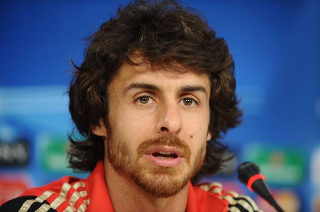 Football - Champions league. Benfica Press Conference @ Benfica Stadium Pablo Aimar - Benfica 26 03 2012 