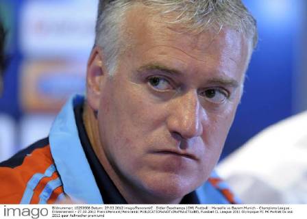 Didier Deschamps (OM) Football : Marseille vs Bayern Munich - Champions League - Entrainement - 27.03.2012 FranckPennant Panoramic 
