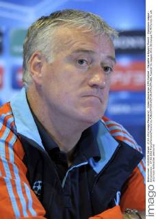 Didier Deschamps (OM) Football : Marseille vs Bayern Munich - Champions League - Entrainement - 27.03.2012 FranckPennant Panoramic 