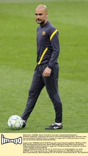Db Milano 27 03 2012 - allenamento Barcellona foto Daniele Buffa Image Sport nella foto: Josep Guardiola 