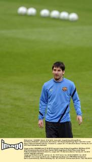 Db Milano 27 03 2012 - allenamento Barcellona foto Daniele Buffa Image Sport nella foto: Lionel Messi 