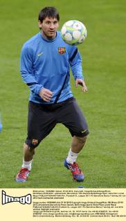 Db Milano 27 03 2012 - allenamento Barcellona foto Daniele Buffa Image Sport nella foto: Lionel Messi 