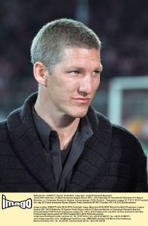 03.04.2012, München, Fußball Championsleague Saison 2011 - 2012 Spieltag 10 Viertelfinale, Rückspiel FC Bayern München vs. Olympique Marseille: Bastian Schweinsteiger (FCB), Portrait