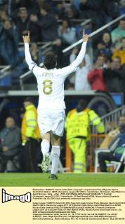 04.04.2012, Madrid - UEFA Champions League 2011 2012 - Viertelfinale - Rückspiel - Real Madrid vs Apoel Nicosia - Kaka - Jubel - 