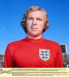 Football - 1972 UEFA European Football Championship Qualifying - Group Three: Greece 0 England 2 (01 12 1971) England captain Bobby Moore in the Stadio Karaiskaki, Piräus, Greece