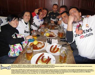 Fans von Real Madrid in München 