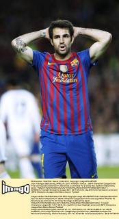 Cesc Fabregas (Barcelona), APRIL 24, 2012 - Football Soccer : UEFA Champions League Semi Final 2nd leg match between FC Barcelona 2-2 Chelsea FC at Camp Nou stadium in Barcelona, Spain.  ( 20165321)