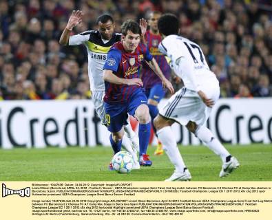 Lionel Messi (Barcelona) APRIL 24, 2012 - Football Soccer : UEFA Champions League Semi Final, 2nd leg match between FC Barcelona 2-2 Chelsea FC at Camp Nou stadium in Barcelona, Spain.  ( 20165326)