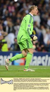 Fussball Madrid 25.04.2012 Champions League Halbfinale Rückspiel Rückspiel Saison 2011 2012 Real Madrid - Bayern München München Manuel Neuer (FC Bayern, TW, No.01)
