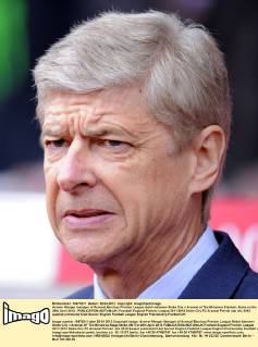 Arsene Wenger manager of Arsenal.Barclays Premier League match between Stoke City v Arsenal at The Britannia Stadium, Stoke on the 28th April 2012.. EDITORIAL USE ONLY. No use with unauthorised audio, video, data, fixture lists, club league logos or live services. Online in-match use limited to 120 images, no video emulation. No use in betting, games or single club league player publications.
