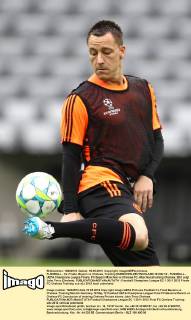FUSSBALL - CL Finale, Bayern vs Chelsea, Training MUENCHEN,DEUTSCHLAND,18.MAI.12 - FUSSBALL - UEFA Champions League Finale, FC Bayern München vs Chelsea FC, Abschlusstraining Chelsea. Bild zeigt John Terry (Chelsea). 