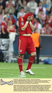 Bastian SCHWEINSTEIGER (Bayern München) total frustriert nach dem verschossenen Elfmeter Champions League Finale, FC Bayern München vs. FC Chelsea, Allianz Arena, München, 19.05.2012